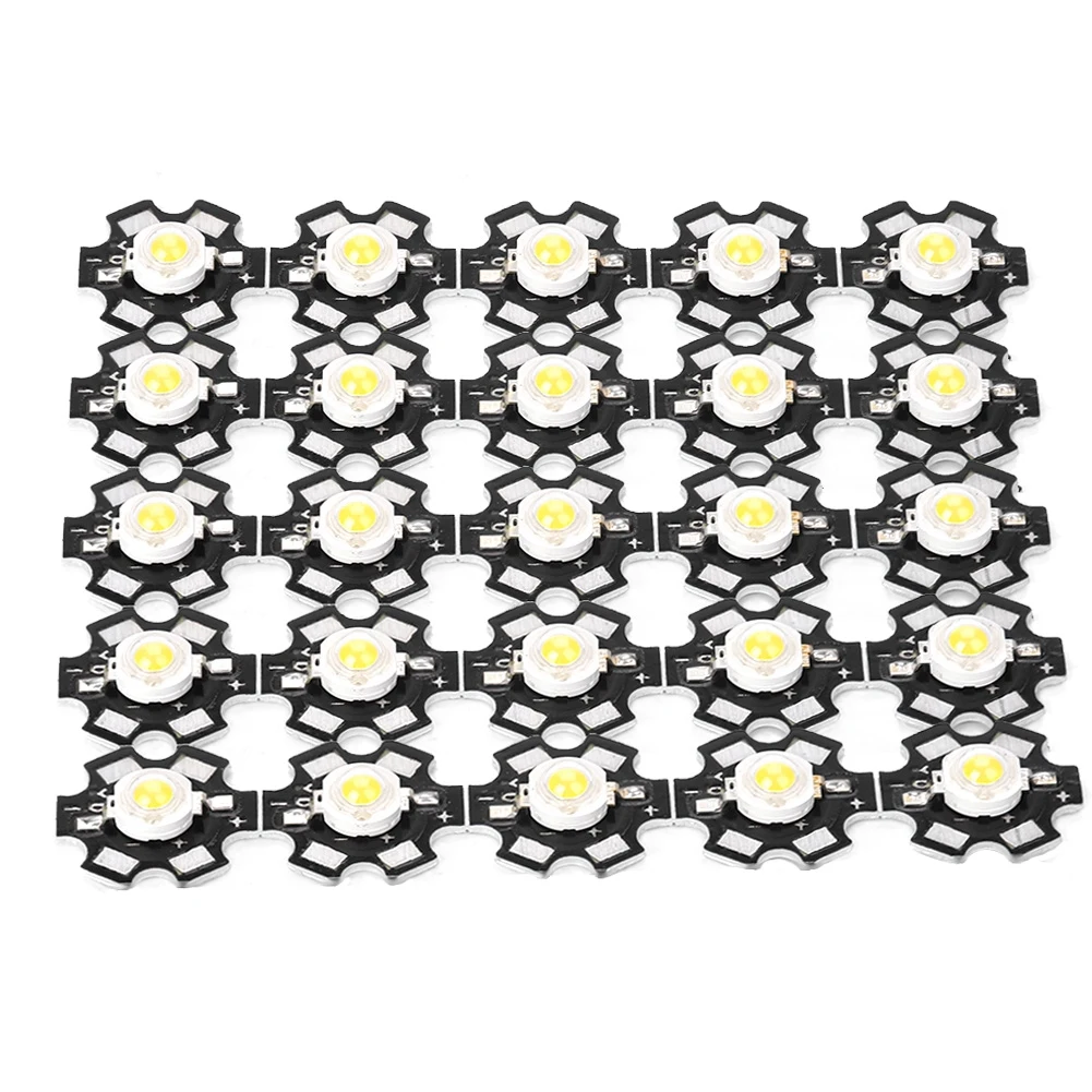 

25PCS High Bright Integrated Chip Light Source LED Bead Spotlight Bulb Warm 3000-3200K Chip Chip Chip Chip Chip