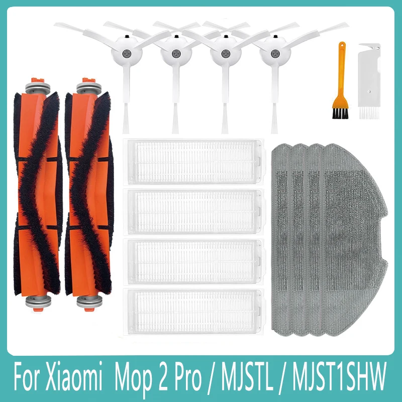 

For Xiaomi Mi Robot Vacuum Mop 2 Lite / Mi Robot Vacuum Mop 2 Pro / MJSTL / MJST1SHW Parts Main Side Brush Hepa Filter Mop Rag