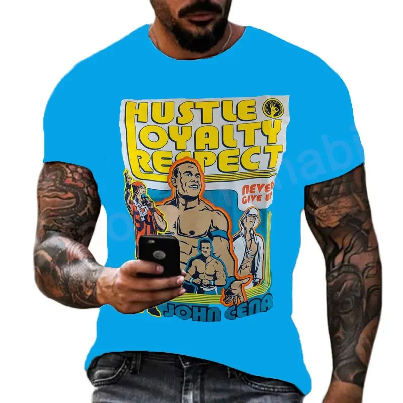 Футболка мужская летняя с 3D-принтом известный соревнований по борьбе Детская