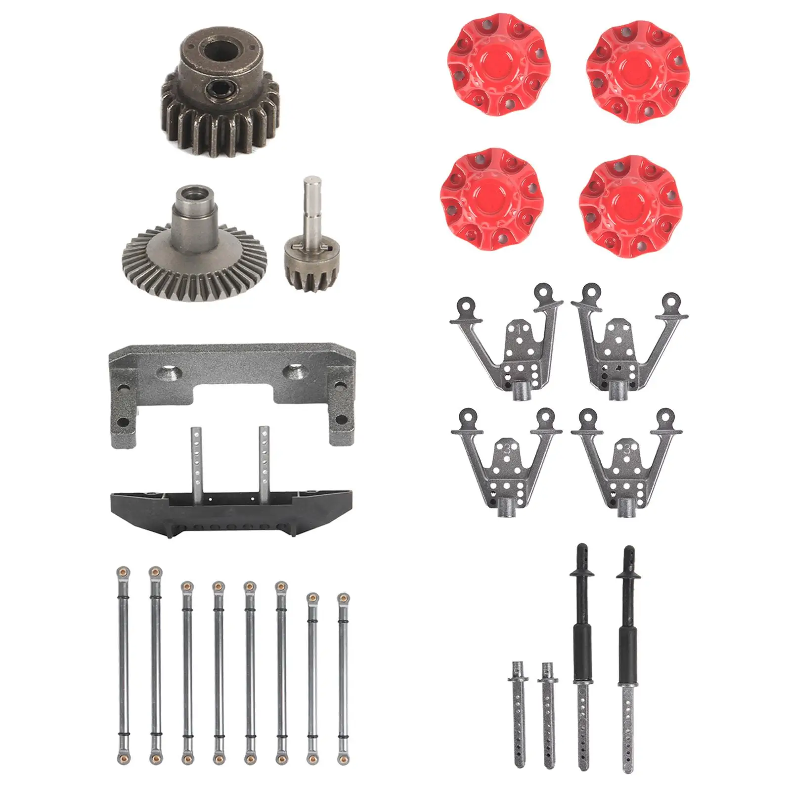 

Металлические детали для радиоуправляемого грузовика SCX10 II 1:10 сборка модификации автомобиля Замена декора