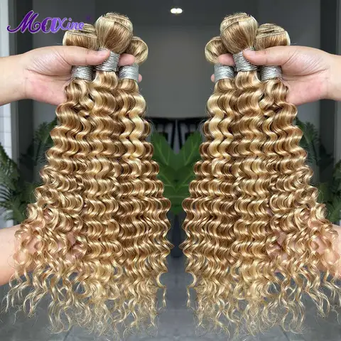 Maxine P27/613, искусственные человеческие волосы, Реми, кудрявые светлые, блестящие, яркие, цветные человеческие волосы
