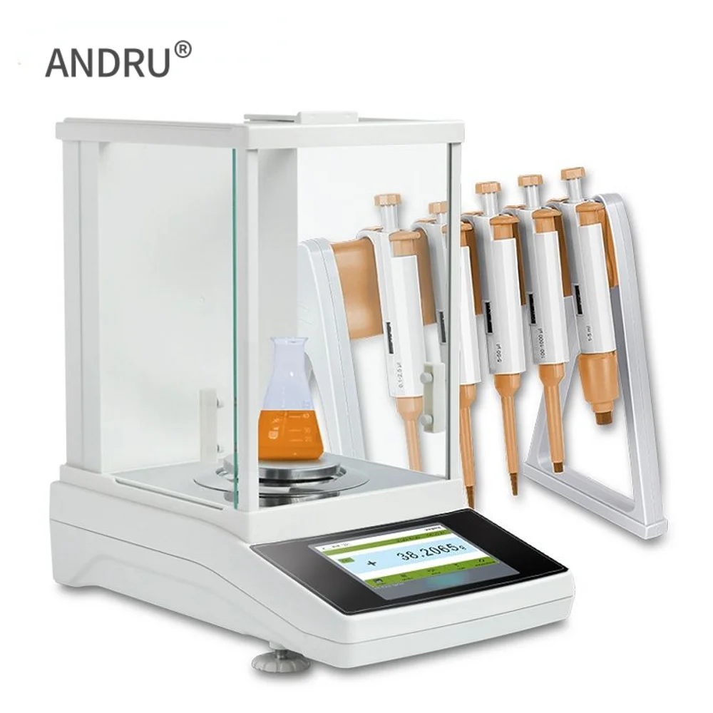 

100g 0.0001g 0.1 Analytical Balance Digital Display Precision Electronic Weighing Equipment