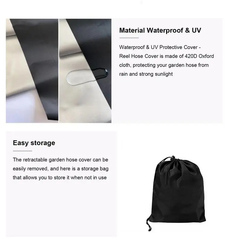 Чехол для шнура катушки шланга тележки аксессуар пыли износостойкие крышки 420D