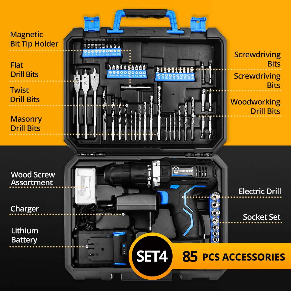 DEKO GCD20DU3 무무선 트 с функциями быстрая зарядка 20 вольт постоянного тока - купить по