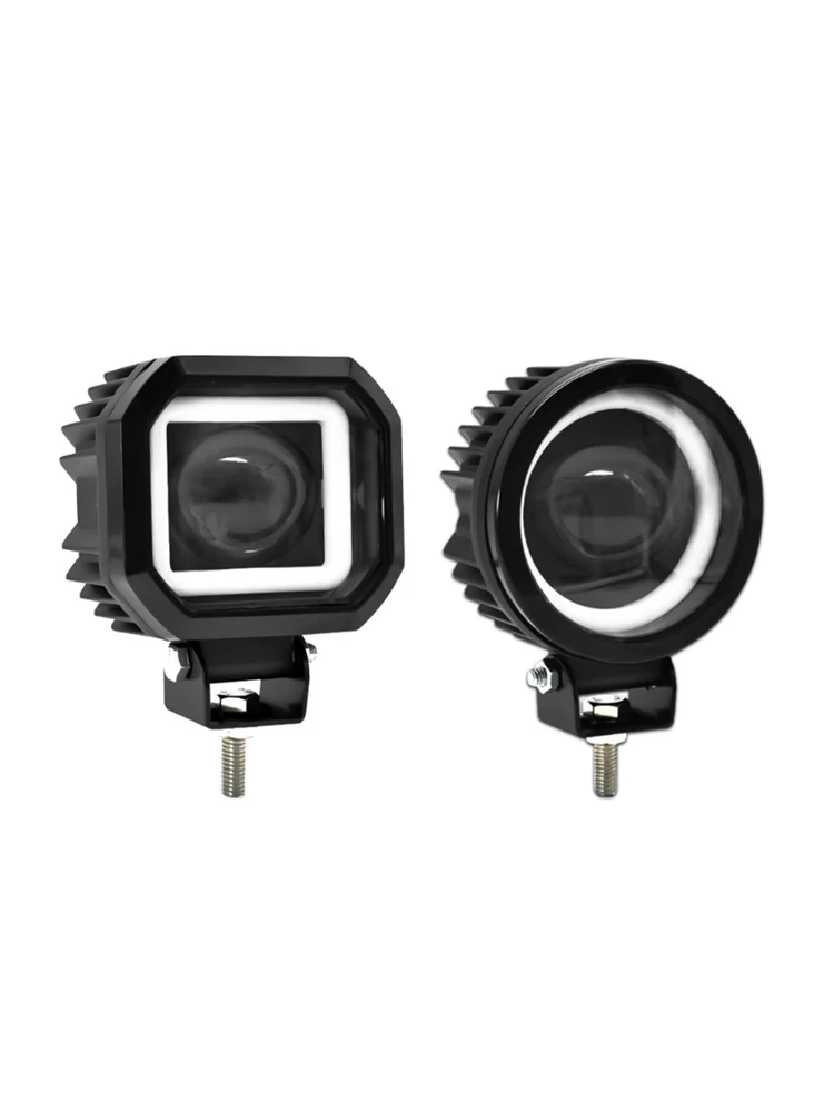 

12V Motorcycle LED Headlight 6000LM High Brightness Motorbike Spotlights Waterproof High/Low Beam Modified Bike Fog Lamp