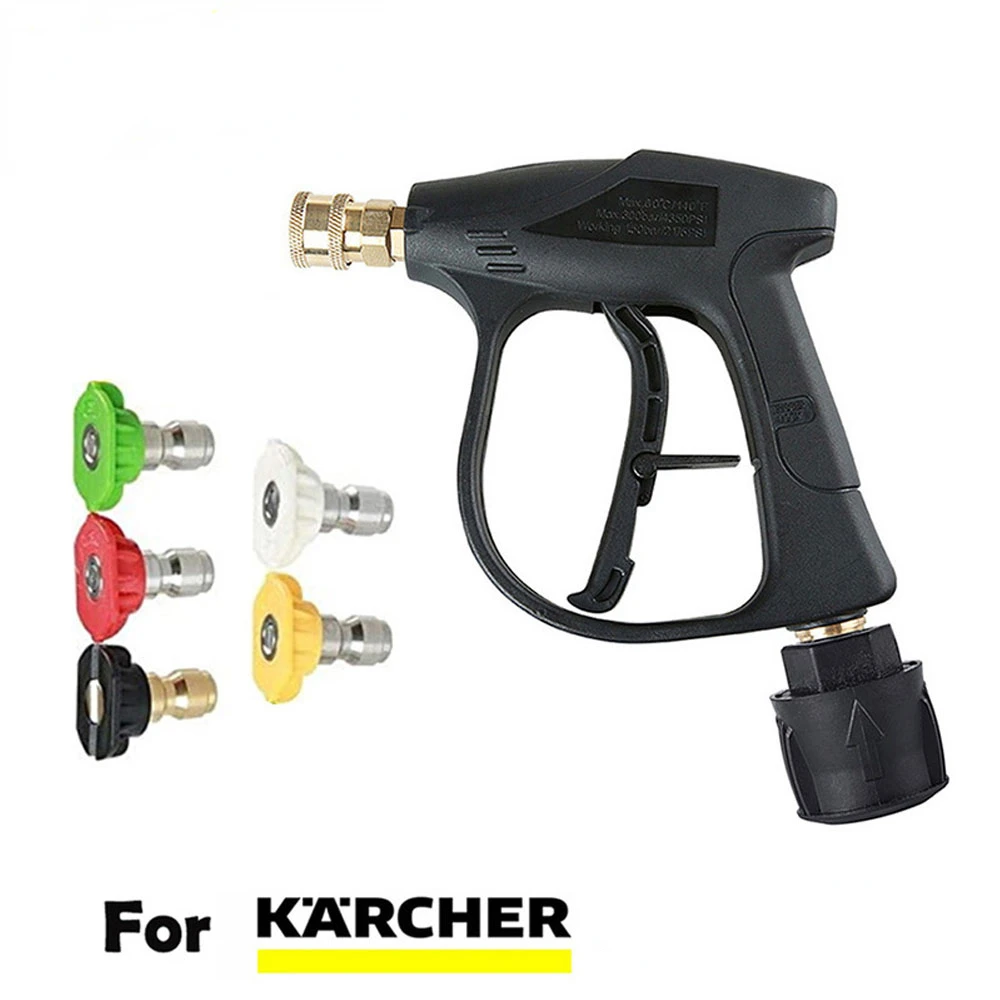 High Pressure Wash Gun Foam Pot Transfer Port Nozzle Wash Hose Connector for Karcher Quick Connector Water Gun