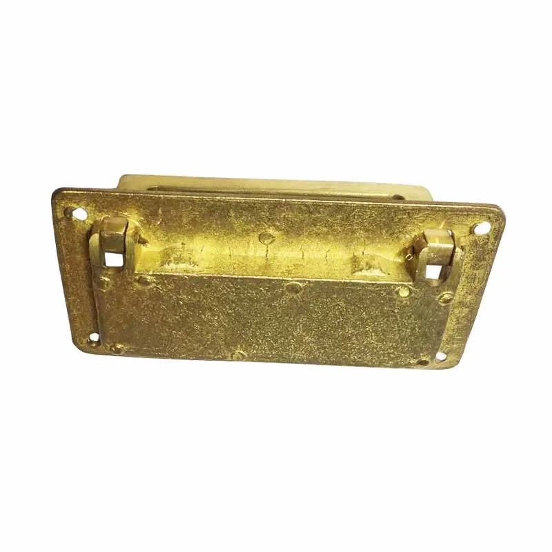 Латунные встраиваемые раздвижные ручки для дверей шкафа 2 шт. на палец ящики