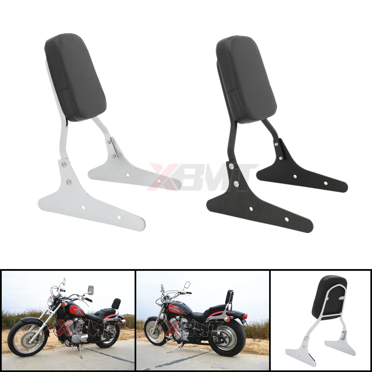 

Motorcycle Rear Backrest Sissy Bar Luggage Rack For Honda Shadow Steed VLX400 VLX 400 1991-1998 1992 1993 1994 1995 1996 1997