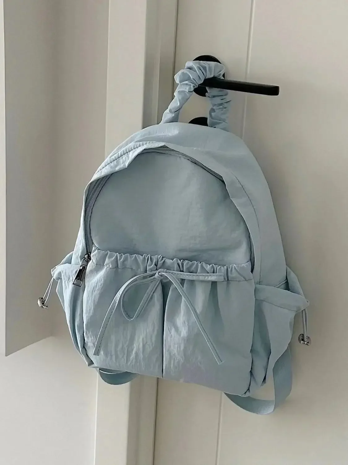 Женские Элегантные рюкзаки BOMO модная дизайнерская нейлоновая сумка в Корейском