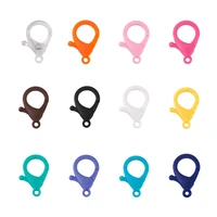 156pcsset colorful plastic lobster clasp hooks necklace bracelet chain end connectors jewelry findings accessories making