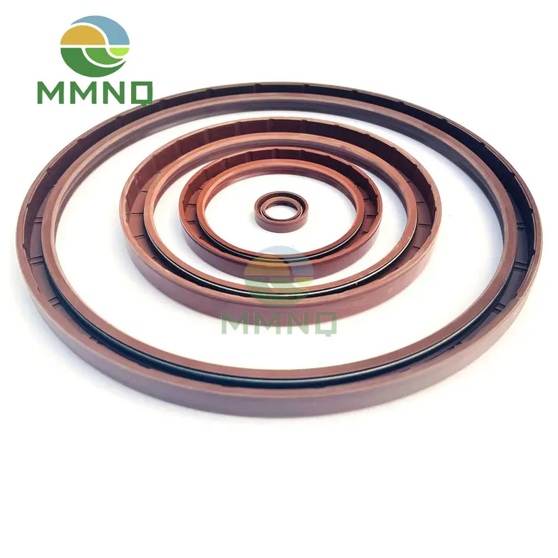

1Pcs ID:52mm TC/TG4 FKM Framework Oil Seal Rings Outer Dia: 60mm-90mm Thickness 7mm-12mm Fluoro Rubber Gasket Rings