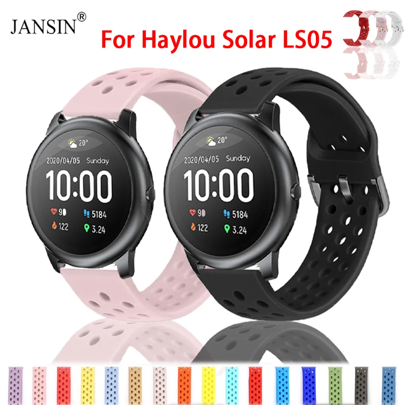 

Silicone Strap For Xiaomi Haylou Solar LS05 Watchband Bracelet For Haylou Solar LS05 Band Sport Correa Replacement Wristband