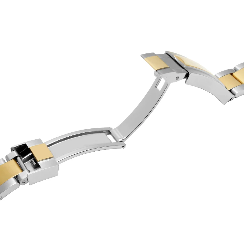 20 21mm Watchband For Rolex SUBMARINER EXPLORER DAYTONA GMT Yacht-Master Watch Band Strap Stainless Stee Watch Bracelet Chain