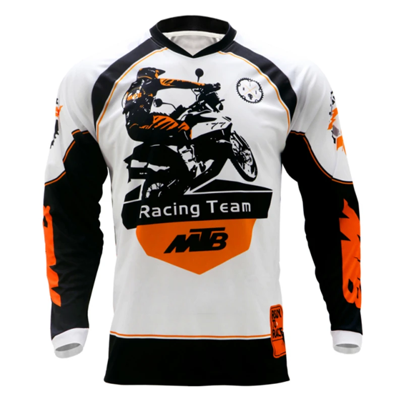Jersey Mtb Long Sleeve Cycling Enduro Downhill T-shirt Bmx M