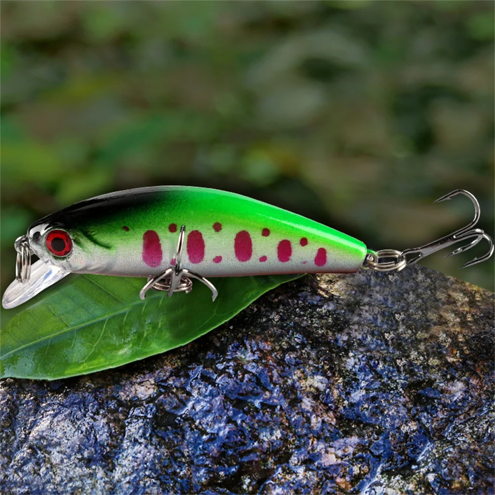 

Minnow Fishing Lures 55mm 6g Slowly Sinking Wobblers Artificial Hard Bait Bass Pike Carp Crankbait Winter Fishing Tackle