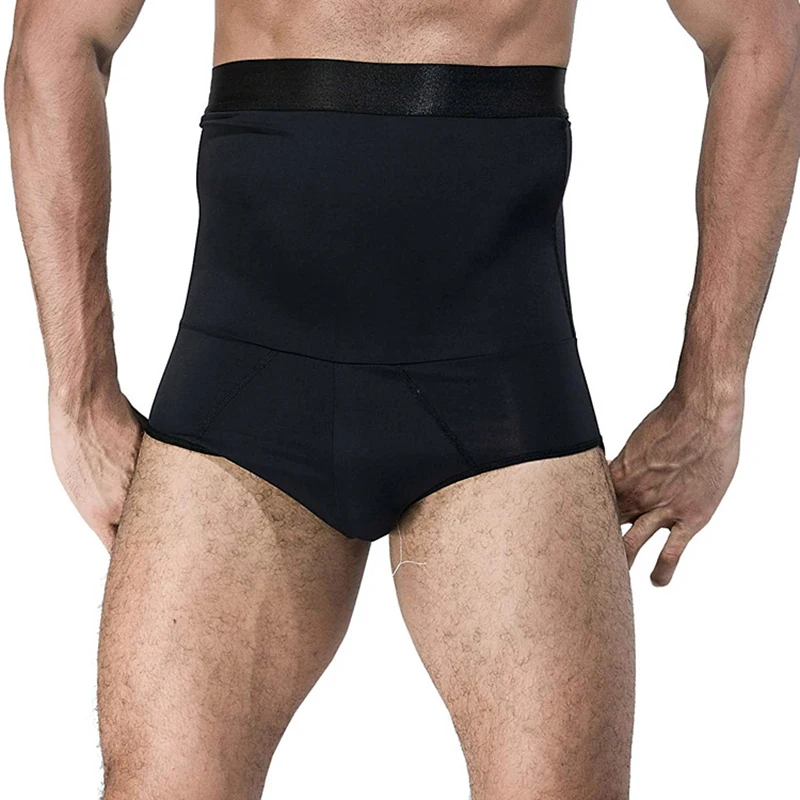 Shapewear for Men Compression Shorts Body Shaperwear Waist Trainer Tummy Control Slimming Modelling Pants Girdle Underwear