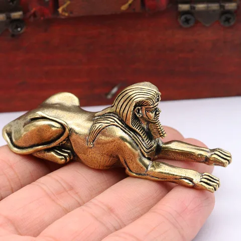 Латунная статуэтка сфинкса