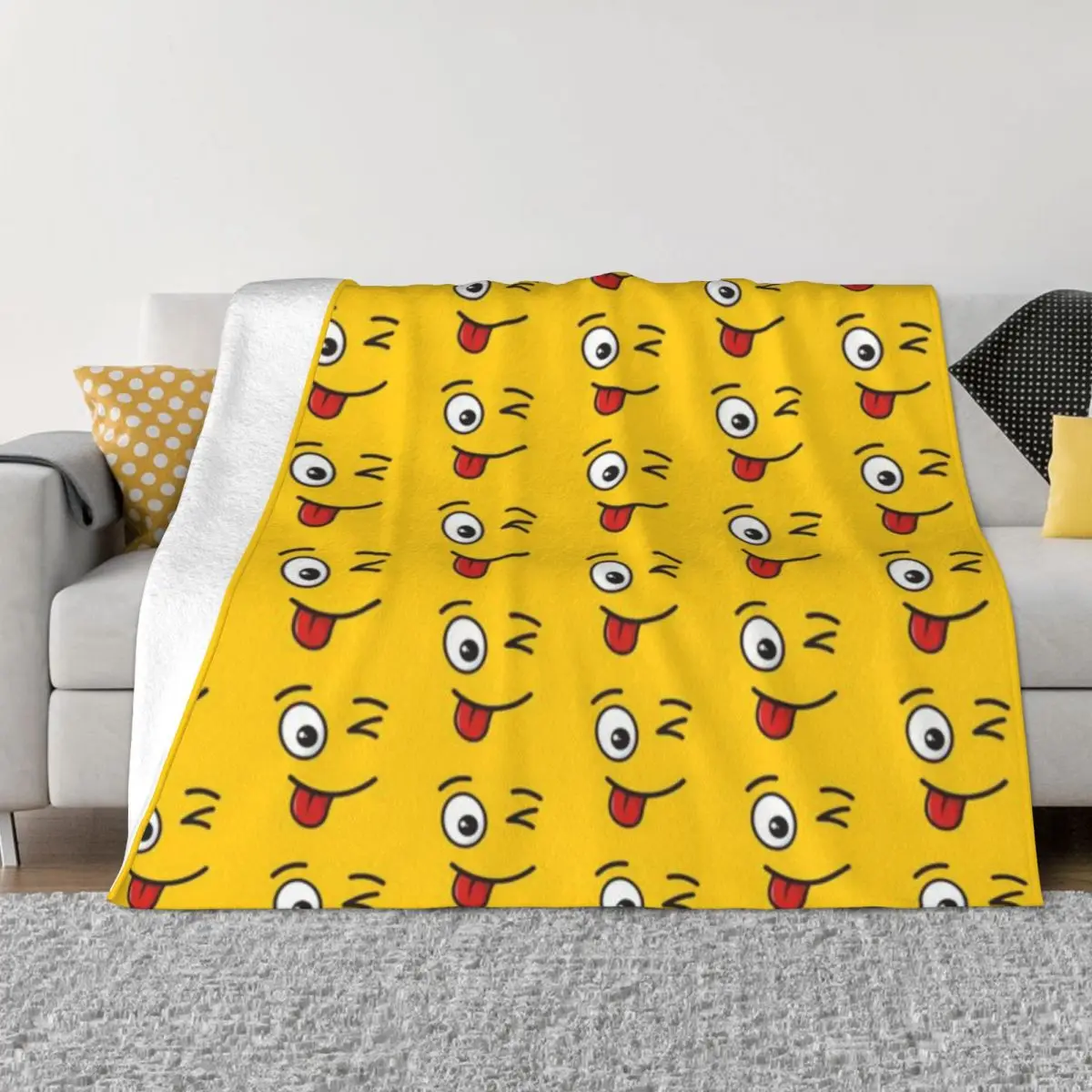 Ультра-мягкое Флисовое одеяло с защитой от заедания языка и морщин глаз