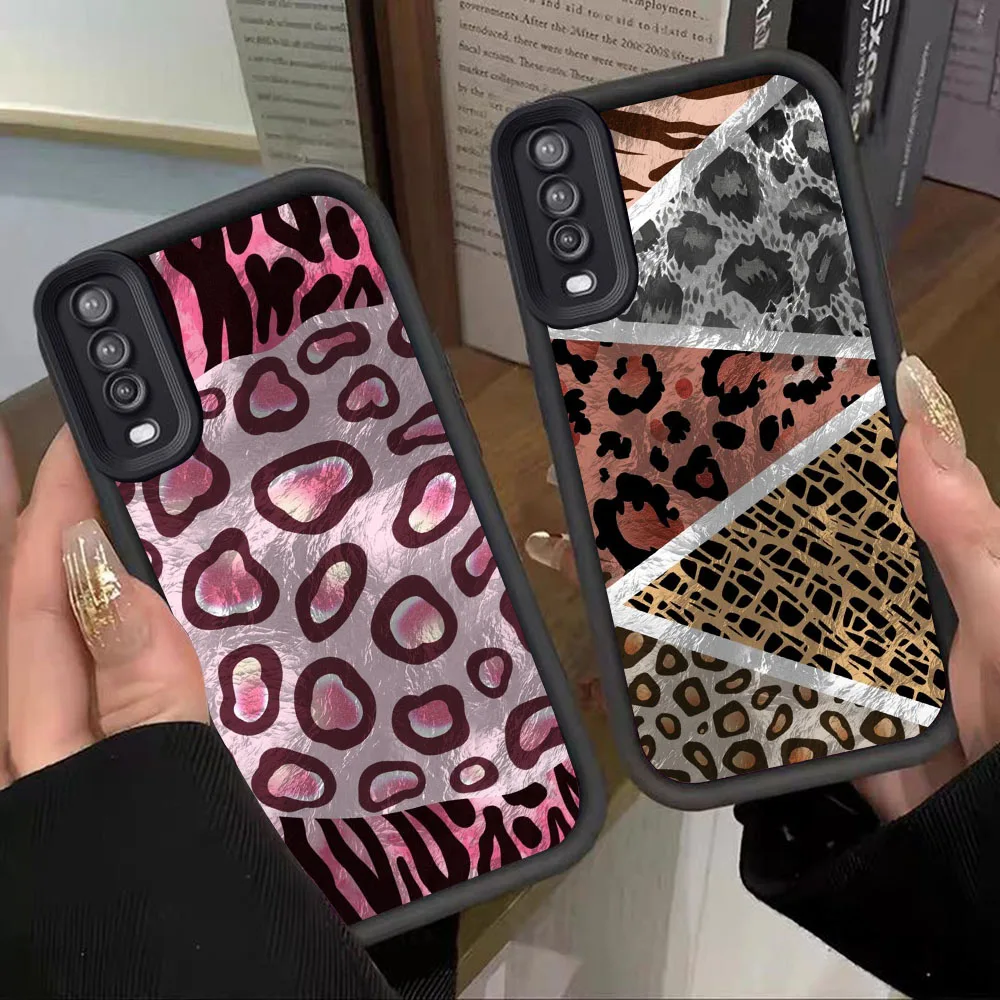 MK-12 утолщенный противоударный чехол с леопардовым принтом для VIVO Y52 Y53S Y20 Y20I Y20S Y20A