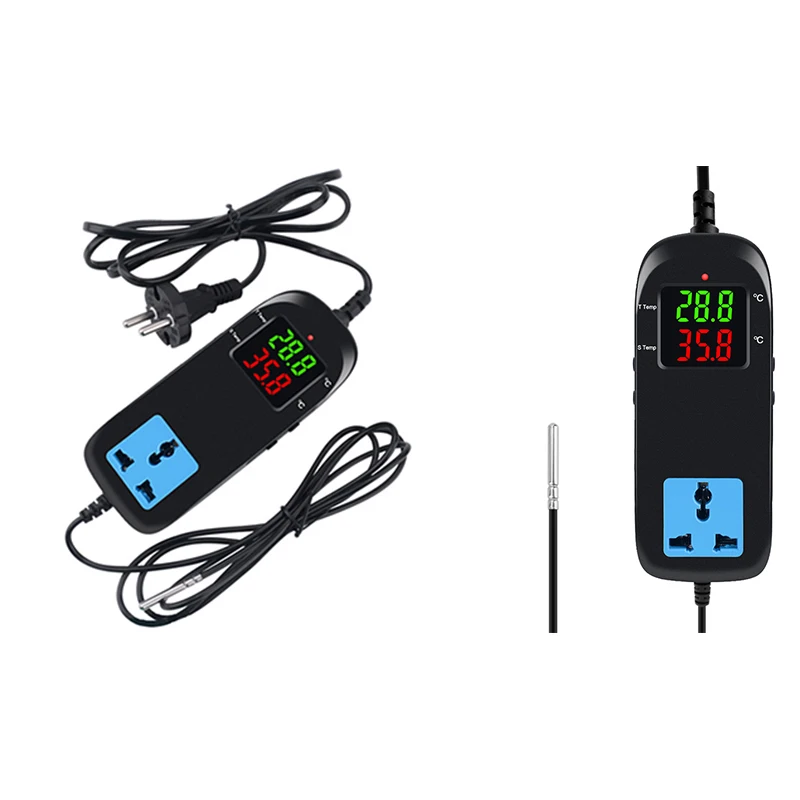 

MH-2000 AC90V- 250V Electronic Thermostat LED Digital Breeding Temperature Controller With Socket