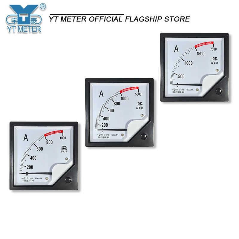 6L2 5x указатель амперметра переменного тока 30/50/75/100/150/200/5A буферный переменный ток
