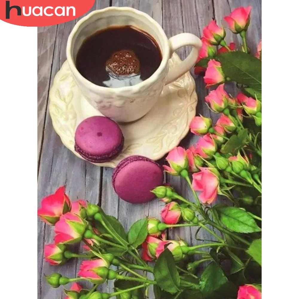 

Набор для алмазной вышивки «тюльпан» HUACAN, полноразмерная/Круглая Мозаика, 5D картина с мотивом пейзажа, домашний декор