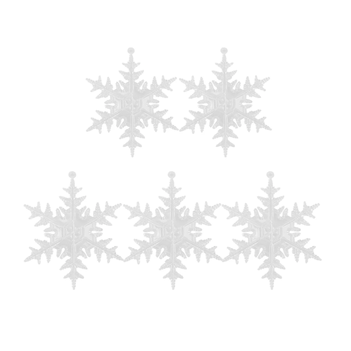 

10pcs Hanging Snowflake Gifts Hanging Decor Decorative Snowflake Props for Home