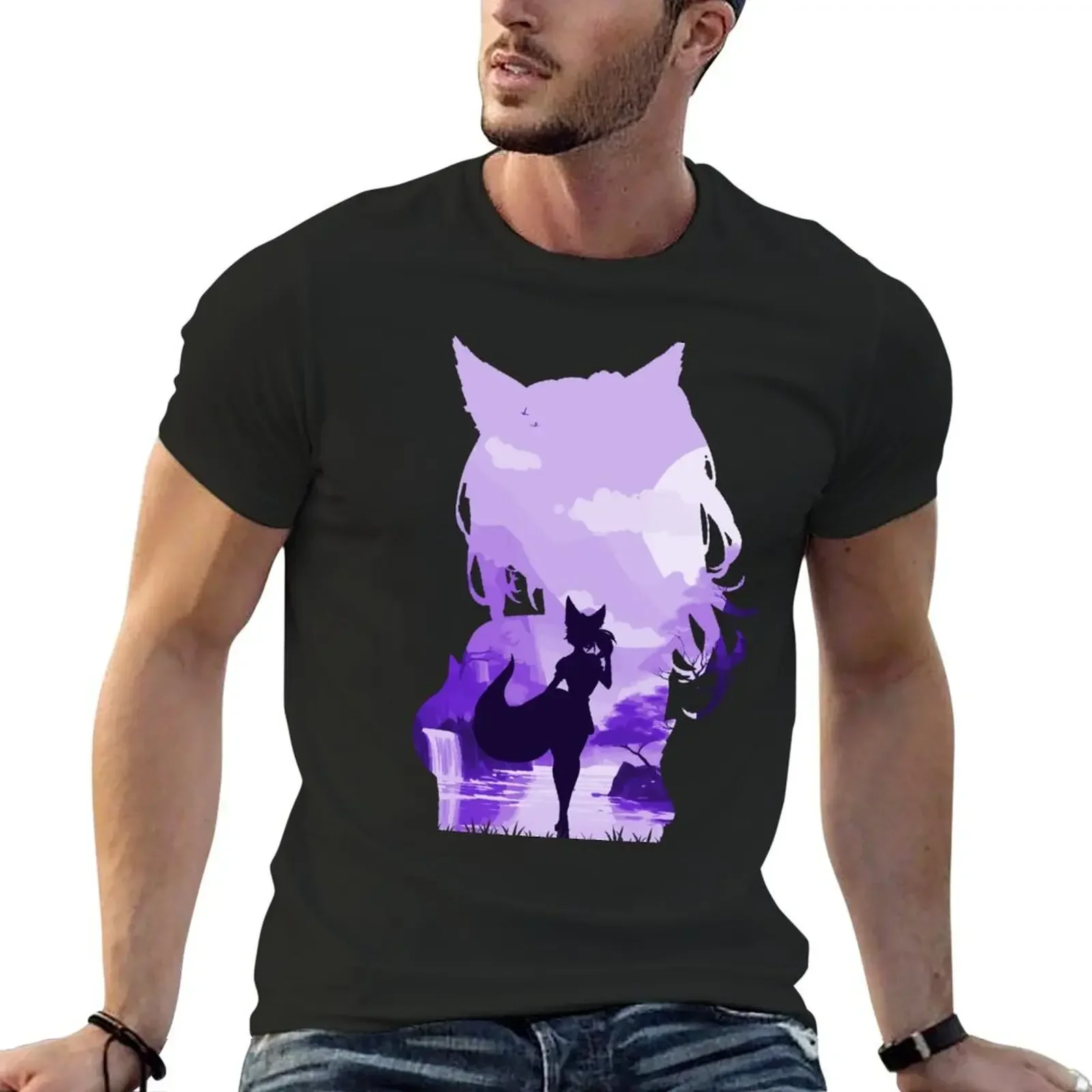 Honkai- Tingyun *Negative Illusion* футболка с рисунком винтажные рубашки футболки блузка одежда