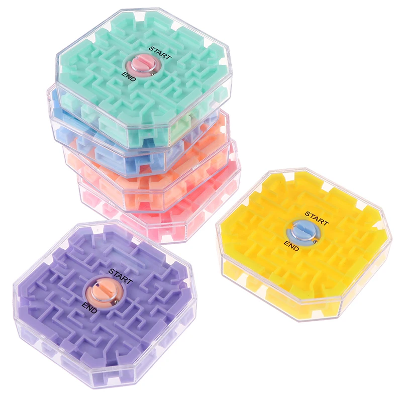 

Plastic Educational Toys Cube Transparent 3d Children Leads Labyrinth Marbles Magic Gift Kids Puzzle Early Mypanda
