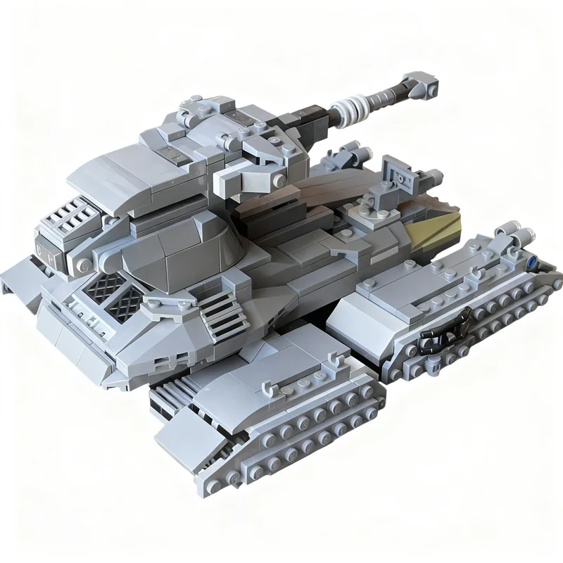 Фото 870 деталей MOC Space M808C «Скорпион» — основной боевой танк, модель из строительных блоков, подарок на Рождество, день рождения, образовательная игра, идея для творчества своими руками. №4