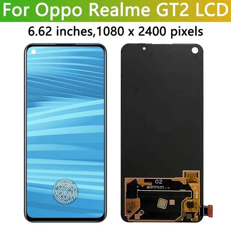 Фото Новый ЖК-дисплей с сенсорным экраном и дигитайзером для Oppo Realme GT2 (6.62 дюйма), модели RMX3312, RMX3311, RMX3310, с рамкой №3