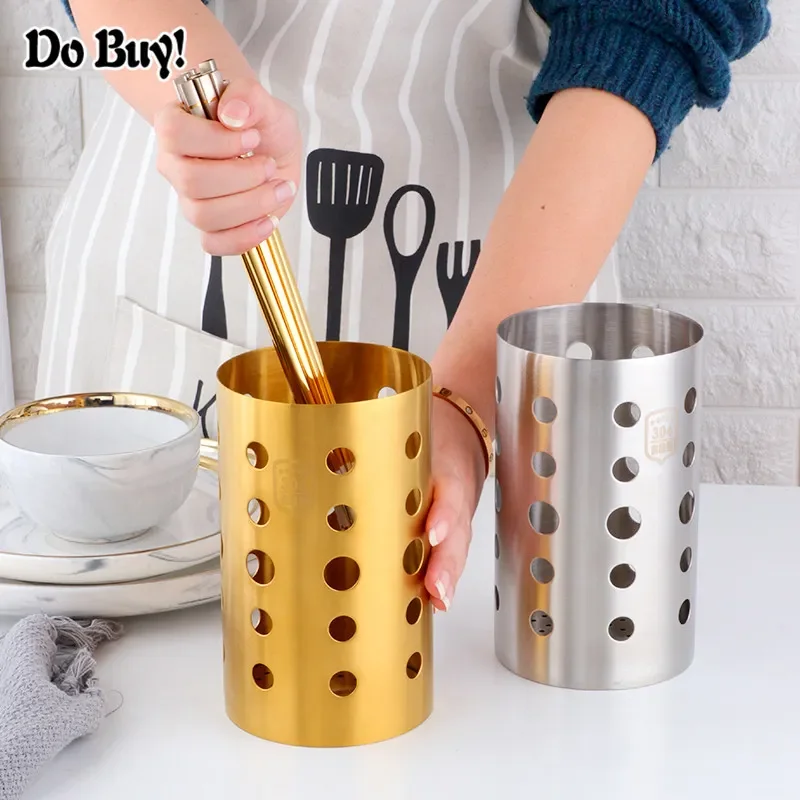 

2023 1 Pcs Chopsticks Baskets Holder Stainless Steel Storage Chopsticks Organizer Chopsticks Drain Holder Utensils Home Kitchen