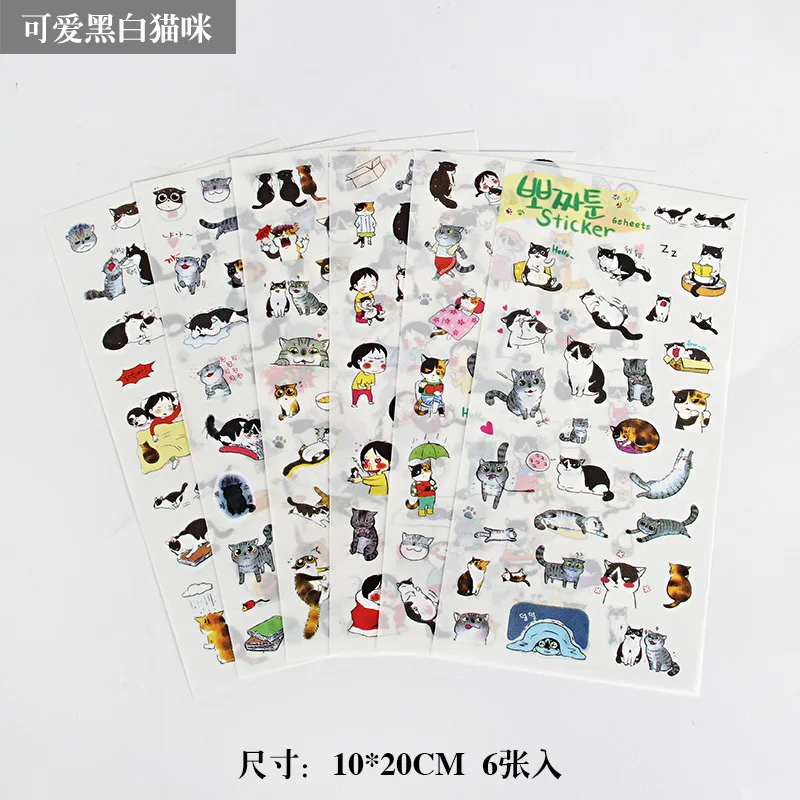 

Набор наклеек с мультяшными героями