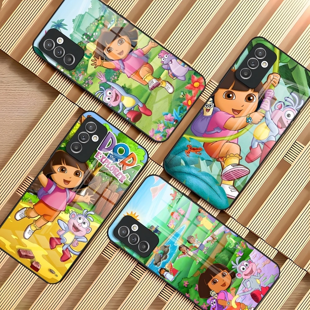 Мультяшный чехол для телефона D-Дора исследователи Samsung S20 S30 S21 S32 S23 S24 S9 S10E Note 20 10 Pro