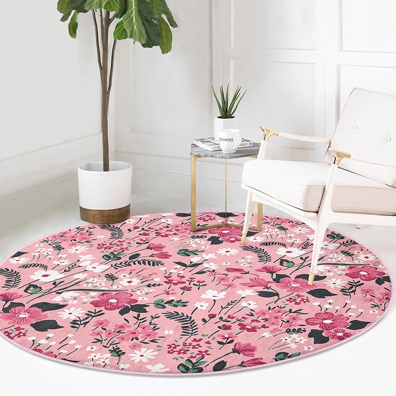 

Multi Size Round Carpet Decoration Home Rugs Living Room Bath Mat Coffee Computer Table Mat Bedroom Carpet