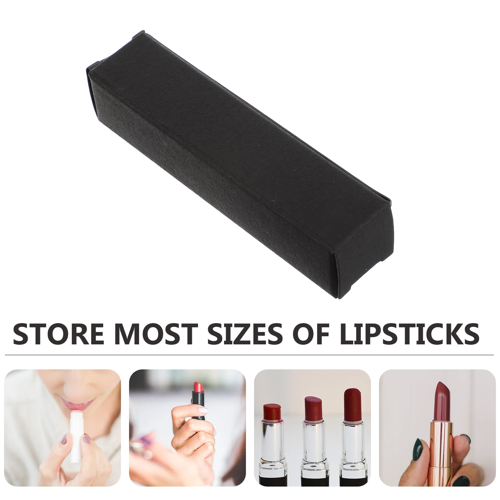 

Lip Boxes Box Packaging Lipstick Gloss Paper Oil Balm Kraft Essential Diypack Wrapping Bottle Case Gift Containers Storage