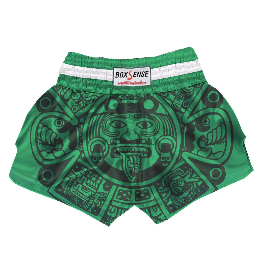 Aztec Mexico Boxer Shorts Fitness Breathable Boxing Shorts Muaythai Boxing Mma Shorts Kickboxing Mma Shorts Boxing Fight Pants