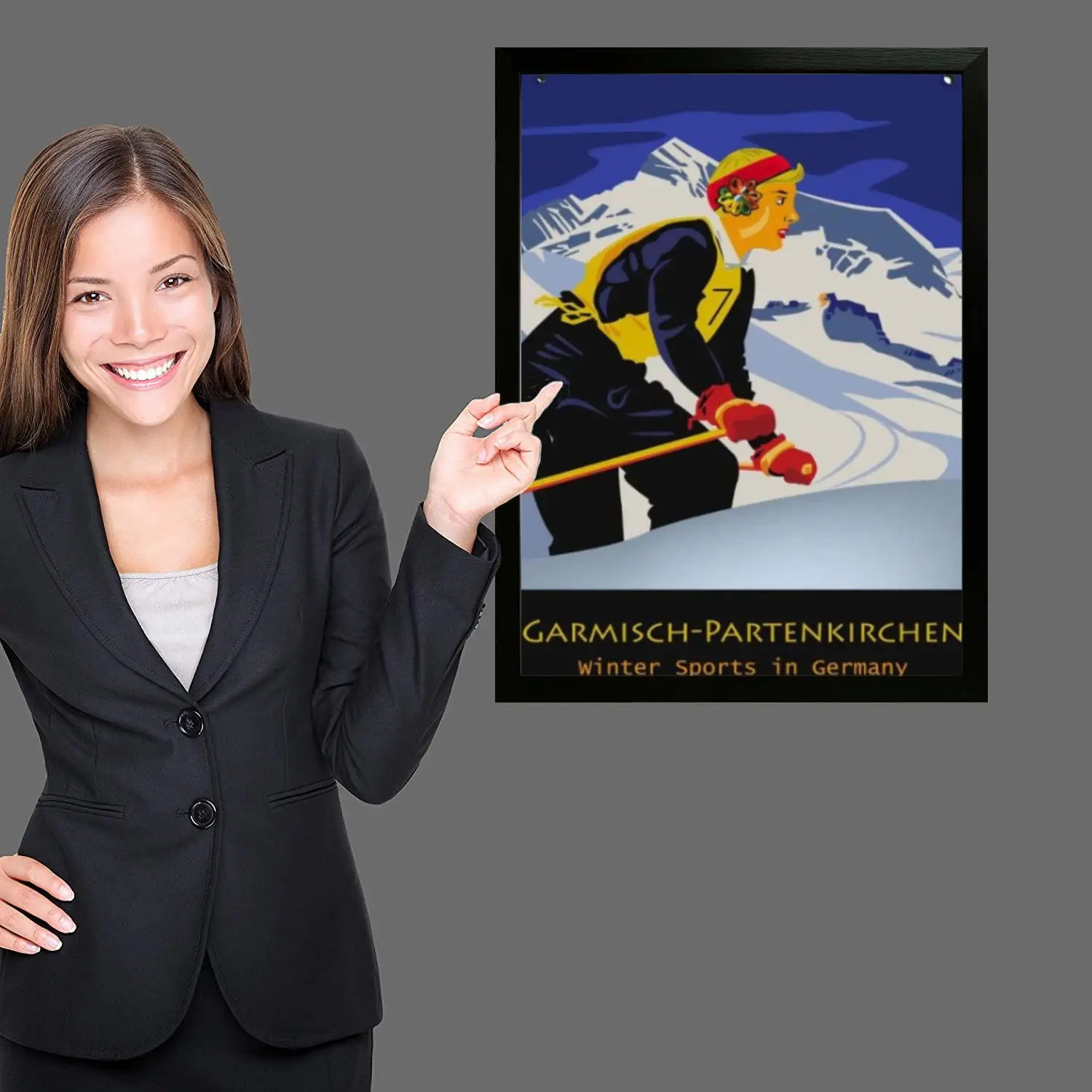 Garmisch-partenkirchen Холст Художественный постер Настенное искусство Картинный принт