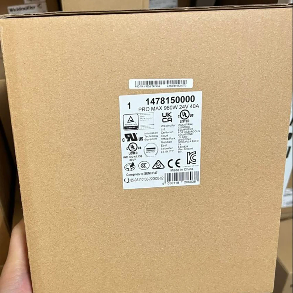 

1478150000 для импульсного источника питания Weidmuller PRO MAX 960 Вт 24 в 40 А