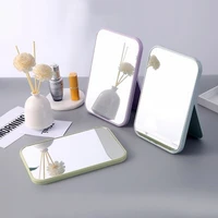 portable rectangular desktop mirror hd makeup mirror simple dressing mirror desktop folding makeup mirror