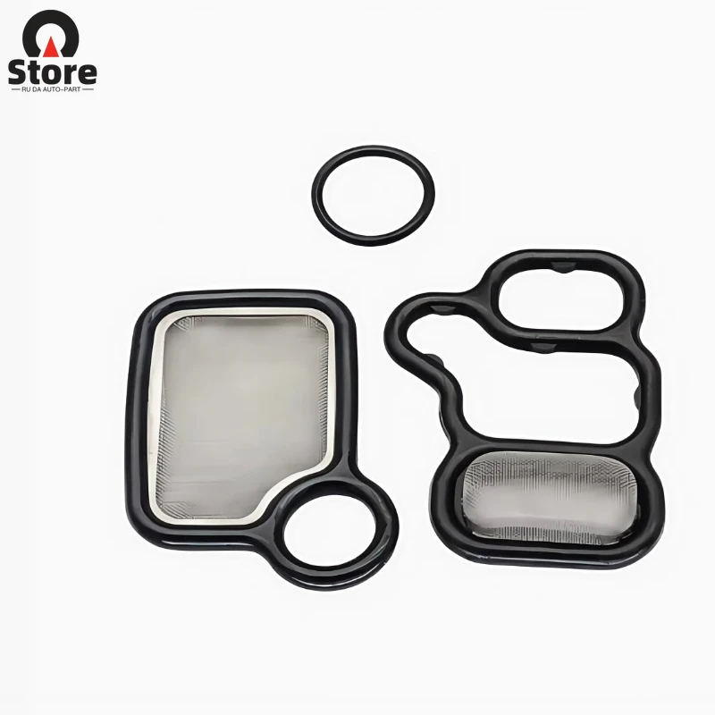 

15815-RAA-A02 подходит для Honda CRV Fit Accord VTEC, прокладка электромагнитного клапана, фильтр, экран, уплотнительное кольцо головки блока цилиндров