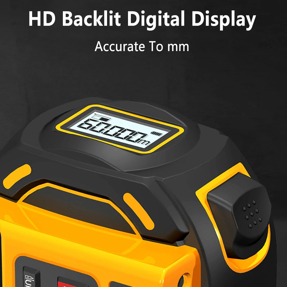 Лазерный дальномер с цифровым HD дисплеем высокоточная электронная рулетка для