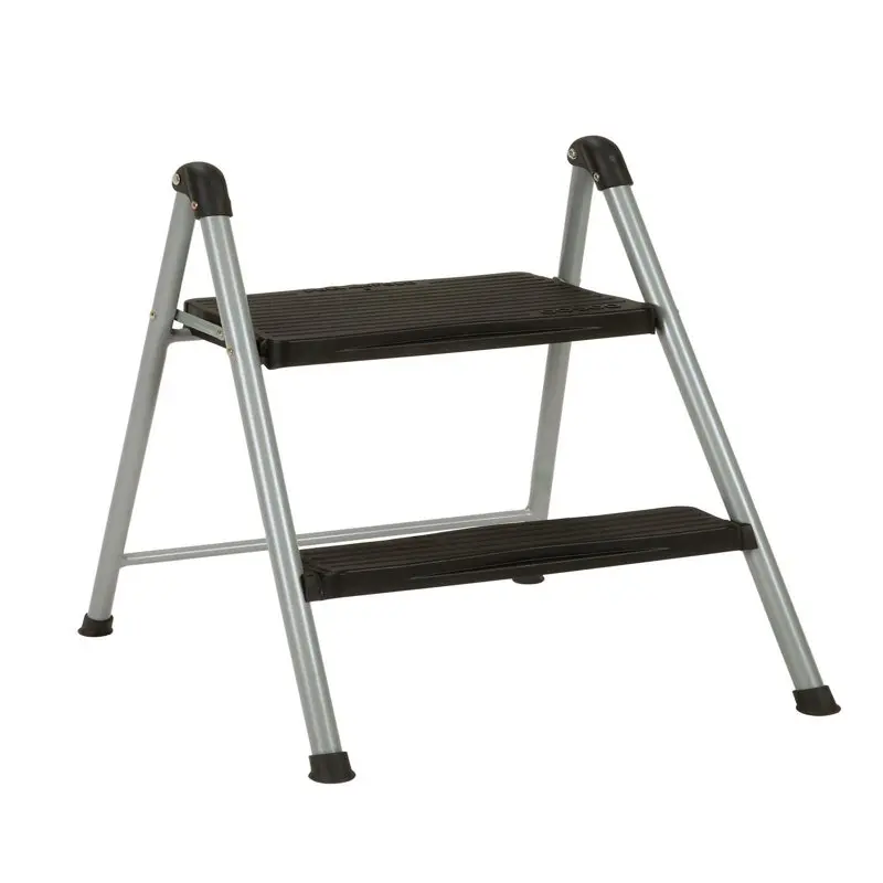 

Two Step Steel, Resin Steps, Step Stool without Handle, /Black