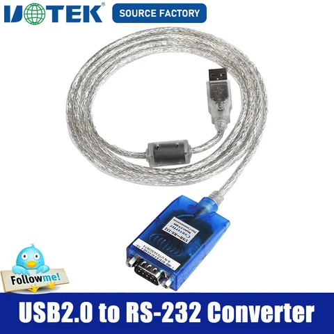 Преобразователь USB в RS232 3M со скидкой DB9 USB2.0 RS-232 Преобразовательный кабель Последовательный разъем COM-адаптер с импортным чипом UT-880J