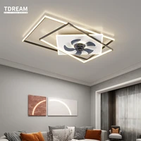 ultra thin invisible fan lamp bedroom living room home modern simple new restaurant electric fan ceiling lamp