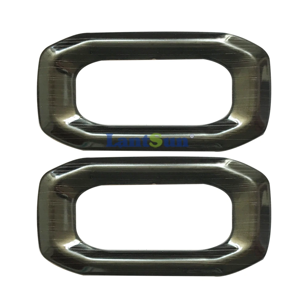 

SXMA-A Silver Front Door Inner Lock Button Decoration Cover Trim For Jeep Wrangler JL