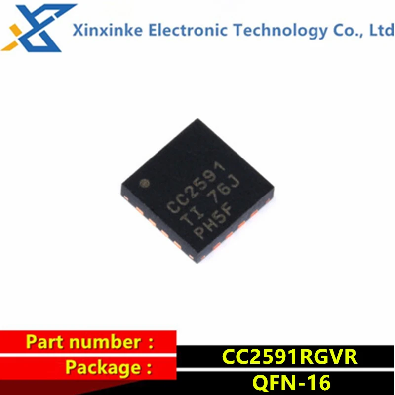 

CC2591RGVR QFN-16 2.4GHz Wireless Transceiver Chip