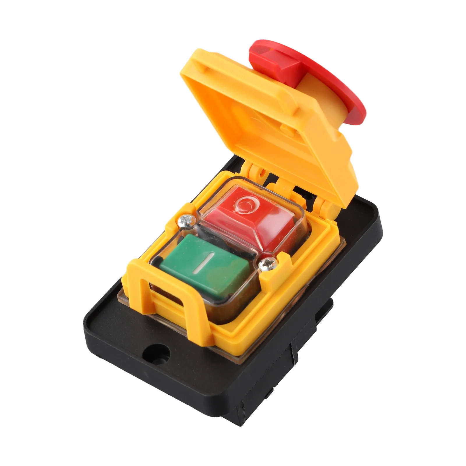 1 шт. для KJD12 4-контактный 16A 250 В стоп-водонепроницаемый магнитный кнопочный