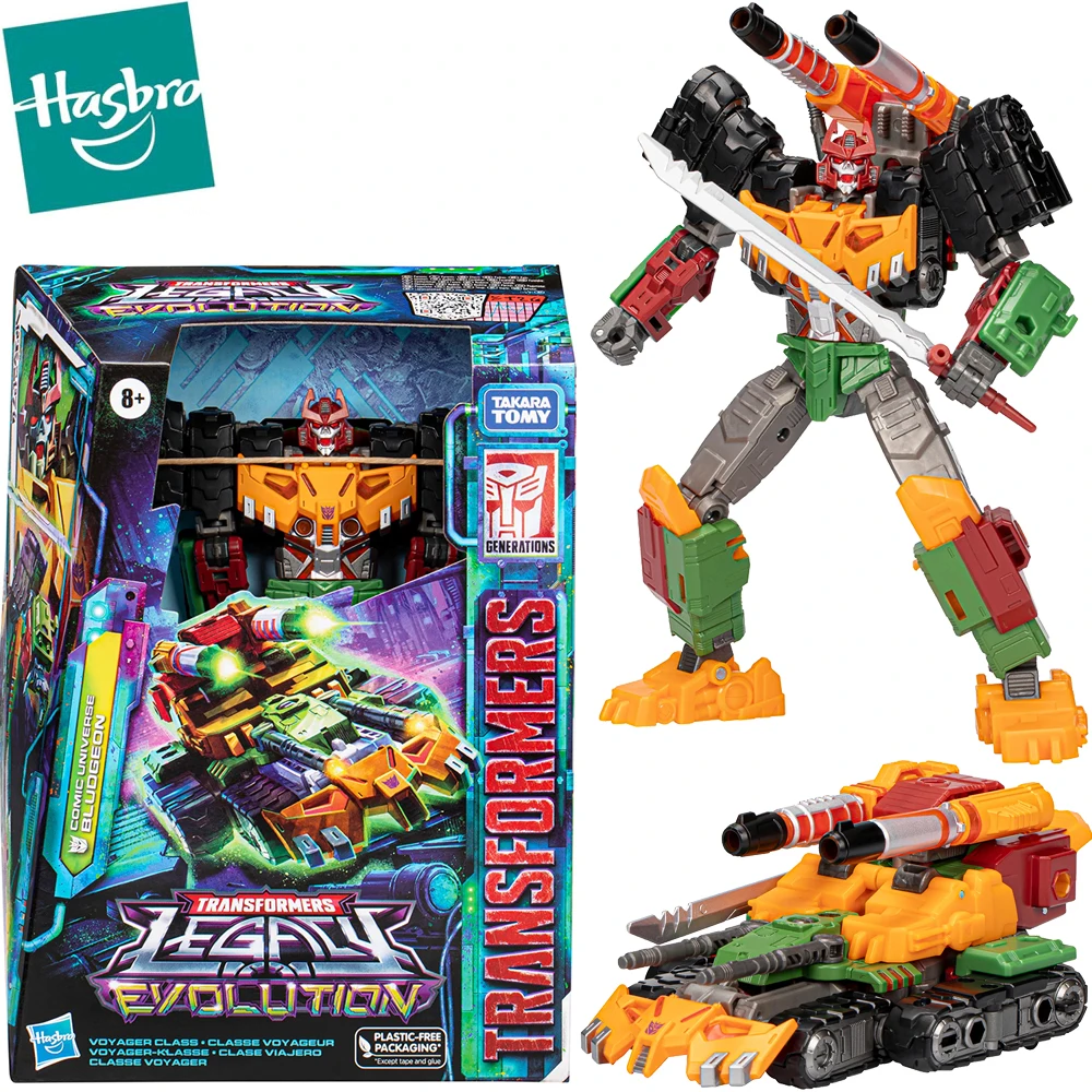 

In Stock Hasbro Transformers Legacy Evolution Comic Universe Bludgeon Voyager Class Action Figure Model Toys Gifts for Fans Kids