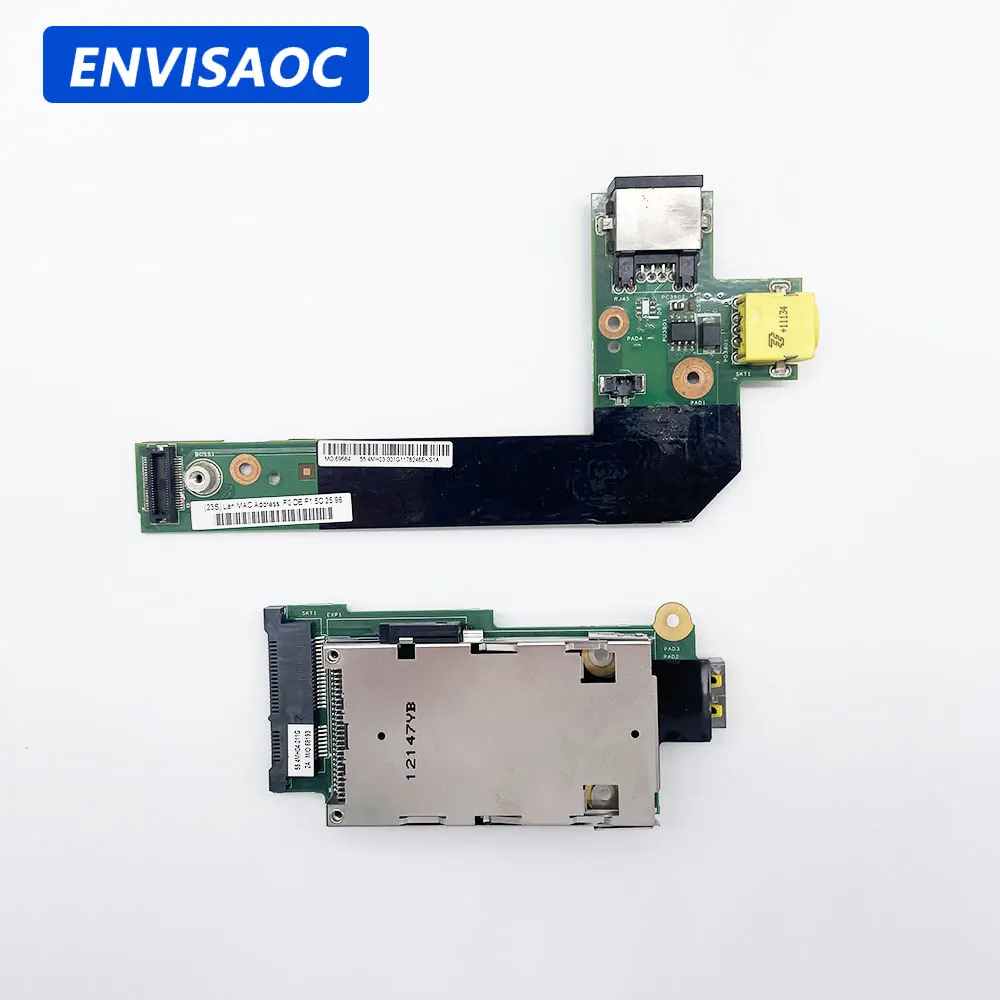 Для ноутбука Lenovo ThinkPad E420 E425 E520 E525, интерфейс сетевой карты RJ45, плата разъема питания постоянного тока 55,4mh03. 001 48,4mh12. 021